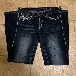Cowgirl Tuff Jeans- Indigo West